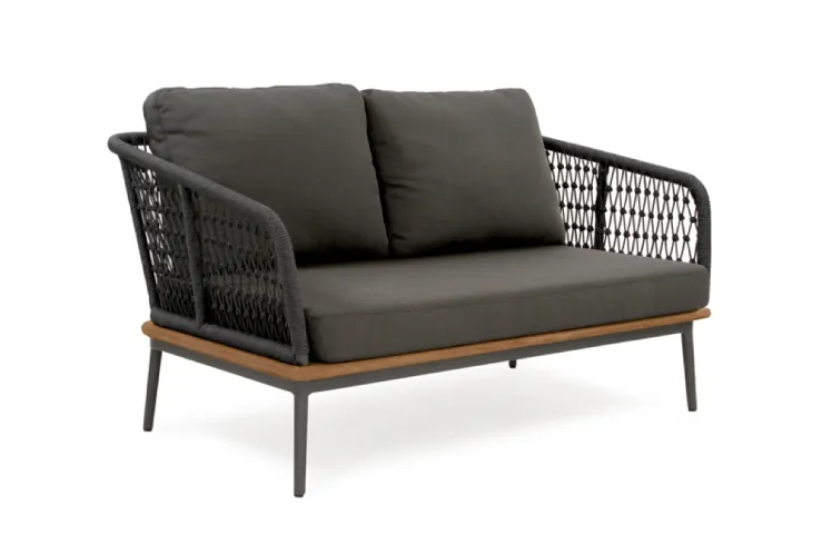 Gartenbank NIEHOFF �Freeport Lounge� 2er Loungesofa Armlehne links mit Kissen